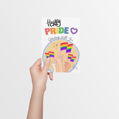 LGBTQ+ Pride Support Card | LGBTQ+ Pride Card