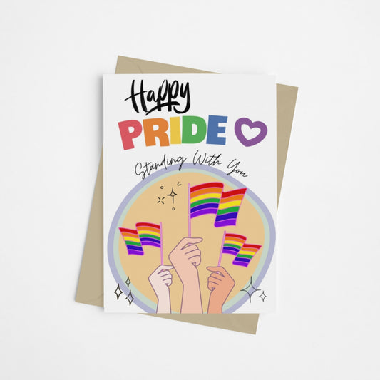 LGBTQ+ Pride Support Card | LGBTQ+ Pride Card