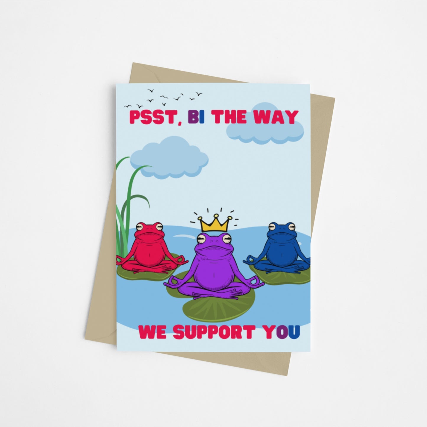 Bisexual Affirmation | LGBTQ+ Pride & Allyship Card