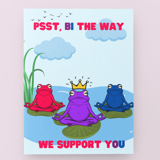 Bisexual Affirmation | LGBTQ+ Pride & Allyship Card