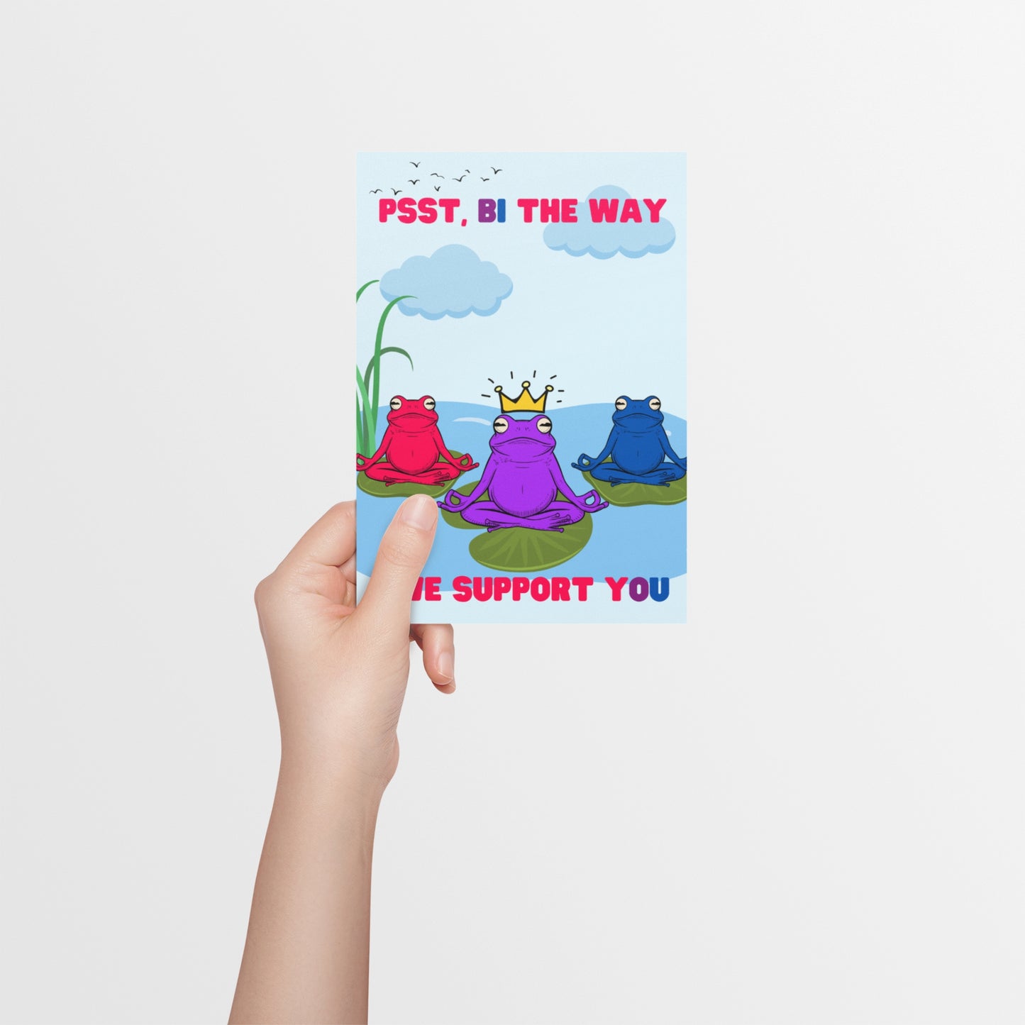 Bisexual Affirmation | LGBTQ+ Pride & Allyship Card